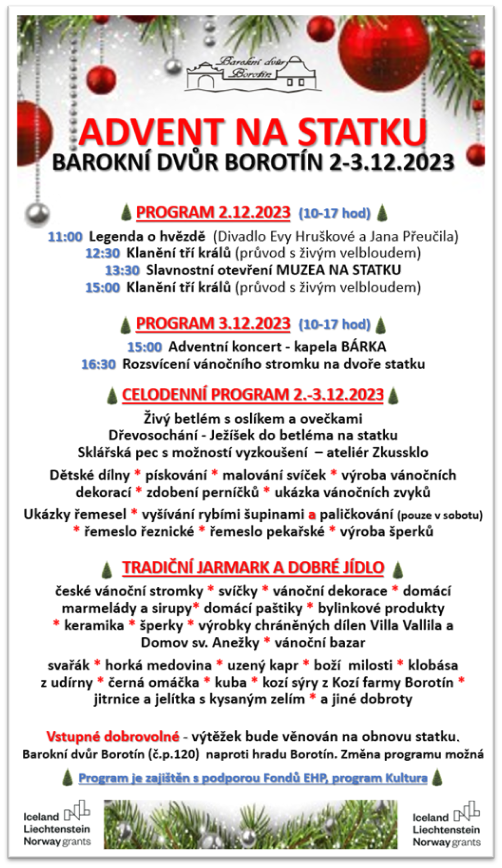 ADVENT na statku (2.-3.12.2023)