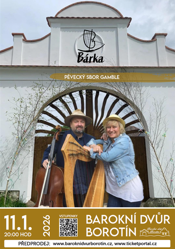 Novoroční koncert & štastné vyplutí do roku 2026 s Bárkou a Gambale.