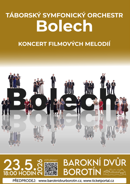 Táborský symfonický orchestr Bolech - koncert filmových melodií  