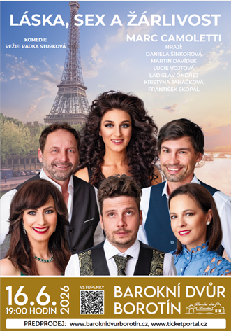 Láska, sex a žárlivost - komedie s Danielou Šinkorovou (16.6.2026)