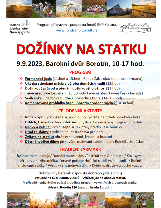 DOŽÍNKY na statku 2023