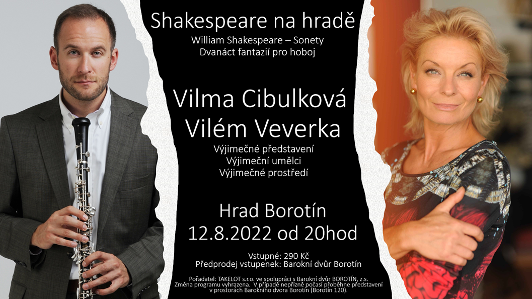 Shakespeare na hradě (Vilma Cibulková a Vilém Veverka)