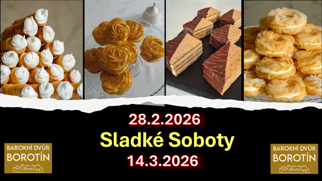 SLADKÉ SOBOTY (28.2.2026 a 14.3.2026)
